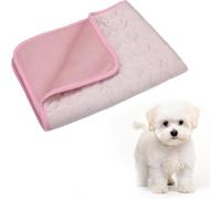 Self Cooling Dog Mat Nylon Polyester Washable | 3-layer ice silk cotton mesh structure, no water electricity required, foldable multi-scene use for cats puppies small pets