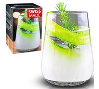 Self-Cooling Drinking Cup from CoolDownDrink, Forget ice Cubes - Cool Your Drinks Without diluting Them. This preserves The True Taste. Perfect for apéros, Gin and Cocktails, 1 x 300 ml Glass/Tumbler