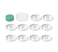 Self Cover Buttons Kit, 20/25/30/40mm Fabric Button Shape Cloth Bag Cover Buttons Kit Round Button Base DIY Handmade Craft Buckle with Buckle Base (30MM)
