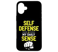 Self Defense, daily sense Case for iPhone 16 Plus