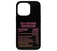 Self-Defense Instructor Nutritional Facts Case for iPhone 13 Pro