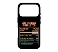 Self-Defense Instructor Nutritional Facts Case for iPhone 17 Pro