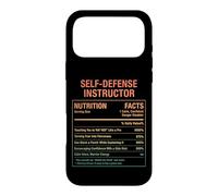 Self-Defense Instructor Nutritional Facts Case for iPhone 17 Pro Max