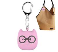 Self Defense Siren - 4.7x4.3x2.3 Centimeters, High Decibel Sound Warning, Portable LED Flashlight Protector | Elderly Student Solo Adventurer Ring Attachment Accessory Pocket Item Stro