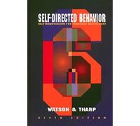 Self-directed Behavior: Self-modification for Personal Adjustment