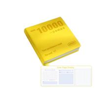 Self-Discipline Checklist Notebooks, Portable Pocket Diary 10000 Hours Notepad