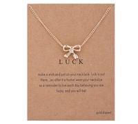 Self-Discovery Mala Inspirational Necklace for Women - Unique Gold Pendant Spiritual Jewelry Gift, Klein, Metal, No Gemstone