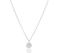 Self-Discovery Mala OM Symbol Necklace for Women - Yoga Inspired Gold or Silver Chain Spiritual Jewelry Gift, Klein, Metal, No Gemstone