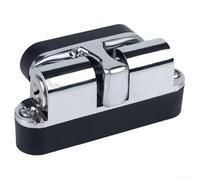 Self Door Holder Made of Sturdy Metal Perfect for Maintaining Open Doors in Any Room (Bright silver)