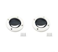 Self Draining Cockpit Mount Drain Valve Kit With 47mm Hole Spacing Made Of Robust Abs And Rubber For Yacht Fishing Boat And Speedboat Water Removal(2pcs)