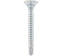 Timco 00038PSDD Drywall Metal Stud Plasterboard Screws - Ph - Bugle - Self Drilling - Zinc 3.5 X 38