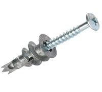 Self Driving Metal Plasterboard Wall Fixings, 100 Pack - FISCHER FIXINGS