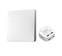 Self-Energizing Push Switch with 86mm Form Factor for Integration into Standard Residential Electrical Installations (White)