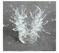 SELF Exploding Gimmicks Glass Small Professional Magic Tricks Magician Stage Close Up Illusion Mentalism Accessories