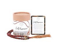 Self Expression Rosewood & Tiger's Eye Mallah Necklace