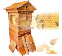 Self-Flow Beehive Kit with Observation Window & Honey Spout