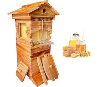 Self-Flowing Beehive Starter Kit, Complete Bee Box with Observation Window