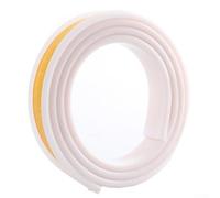 Self- Furniture for Edge Protector, U-Shaped TPE for Edge Banding Strips, 2 Meters per Roll for Cabinet, Wood Furniture and DIY Home Improvement (Multiple(White)