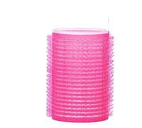 Self Grip Hair Rollers 6Pcs Magic Hair Curlers Set Salon Hairdressing Heatless Curling DIY Hairstyle Tools for Women Girl Hair Curlers(Rose red,4.0cm)