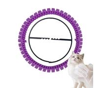 Self Grooming Cat Brush | 24x2.5cm With Wide Fixed Slot Soft Tooth |Pet Grooming Tool | Indoor Cat Self Groomer | For Cardboard Boxes Wooden Cabinets Furniture Climbing Frames Indoor