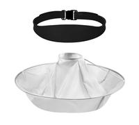 Self Haircut Cape Kit for Men, Fade Guide Set for Men Haircut, Neckline Shaving Templat, Hair Cutting Accessories, Black&grey, Adjustable