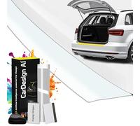 Self-healing Boot Sill Protector suitable for Audi A6 C8 Avant 2018-2025 & S6/RS6 (5-Door, Estate): Car Rear Bumper Paint Protection Film and Anti-Scratch Set for Dog, Loading (Transparent)