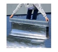 Self-Healing Waterproofing Membrane Roll, Flexible Torch-On Asphalt Roofing Material for Flashing, Pipe, Cracks Sealing (1m x 4m)