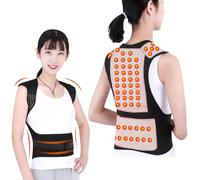 Self Heated Vest Self Heating Shoulder Support Brace Heated Back Support Belt Self Heating Waist Brace Magnetic Therapy Lumbar Support Belt Adjustable Waist Kidney Warmer Abdomen Belt for Women Men