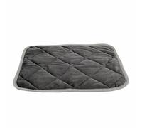 Self Heating Cat Pad Self Warming Dog Mat Reflects Body Heat Extra Warm Thermal Pet Pad Washable Dog Cat Bed Crate Bed Mat Blanket (Grey, L)