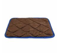 Self Heating Cat Pad Self Warming Dog Mat Reflects Body Heat Extra Warm Thermal Pet Pad Washable Dog Cat Bed Crate Bed Mat Blanket (Brown, S)