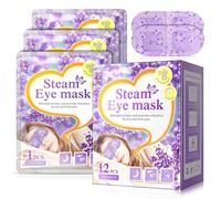 Self-Heating Eye Masque - Moist Heat Mask, Warm Compress Masks | Tired Eye Moisture, Soothing Eye Mask With Steam Heat, For Women Travel-Friendly Spa Relaxation At Home Dally Use Accessories