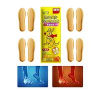 Self-Heating Insoles, 5 Pairs Thermal Breathable Insoles, Self-Heating Foot Warmers, Shoe Insoles, for Winter, Outdoor, Office, Hiking, Skiing, Camping, Work, Men, Seniors