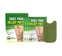 Self Heating Knee Patches, 36 Count Natural Natural Pads, Adhesive Thermal Wraps for Joint Pain Muscle Recovery Workout Strain Ease, Soothing Knee Comfort, 4.92x0.87x6.5 Inches