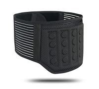 Self-Heating Lumbar Back Brace For Men & Women Magnetic Therapy Waist Support Belt With 21 Magnets Release Heat For Pain Relief (Color : Black, Size : M/Medium)