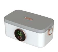 Self Heating Lunch Box, 1L Portable Cordless Electric Lunch Box, Rechargeable Battery Powered, Heated for Office, Car, Travel, Camping and Outdoor Use Self Heating