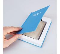 Suck UK | Hip Flask | Secret Flask in Book | Hip Flasks for Men & Groomsmen Gifts | Secret Alcohol Containers to Smuggle Your Booze & Festival Drinks Smuggler | Alcohol Gifts for Men