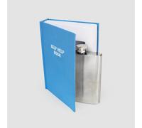 Suck UK | Hip Flask | Secret Flask in Book | Hip Flasks for Men & Groomsmen Gifts | Secret Alcohol Containers to Smuggle Your Booze & Festival Drinks Smuggler | Alcohol Gifts for Men