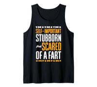 Self-Important Stubborn and Scared of A Fart Griffon Tank Top