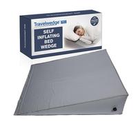 Self-Inflating Bed Wedge Pillow | Lightweight for Travel | Wedge Pillow for Sleeping and Acid Reflux, Heartburn, and GERD Pillow (TWDPRO2, 22 Inch)
