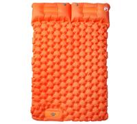 Self-Inflating Double Sleeping Mat with Cushion, 195 x 130 x 8.5 cm, 40D Nylon TPU Coated, Ultralight, Waterproof, Foldable, Compact for Camping, Outdoor, Trekking, Hiking, Festival, Travel