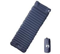 Self-Inflating Sleeping Mat with Cushion Grey, 190 x 68 x 10 cm, 40D Nylon TPU Coating, Ultralight, Waterproof, Foldable, Compact for Camping, Outdoor, Trekking, Hiking, Travel, Festival