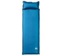 Self-Inflating Sleeping Mat with Cushion, Turquoise, 190 x 64 x 3 cm, Memory Foam Sleeping Mat, Waterproof, Ultralight, Compact, Foldable for Camping, Outdoor, Trekking, Hiking, Travel, Festival