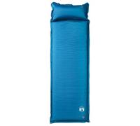 Self-Inflating Sleeping Mat with Cushion, Turquoise, Ultralight and Waterproof, Foldable and Compact, Insulating for Outdoor Camping, Trekking, Hiking, Tent and Travel