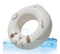 Self Inflating Swim Rings Press Inflatable Pool Floats Leakproof