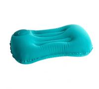 Self Inflating Travel Pillow Ergonomic Inflatable Neck Head Support Cushion with Free Eye Mask Ear Plugs Storage Bag Portable Blow Up Pillow for Flight Train Camping Car Trip 3 Colours Available,blue