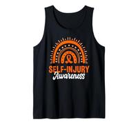Self Injury Awareness Boho Rainbow Design Tank Top