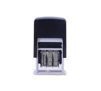 Self-Inking Date Stamp, English & Arabic Numerals, Plastic Roller Stamping Seal DIY School Supplies, NO INK