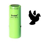 Self Inking Dove Stamp - Peace Dove Rubber Stamp for Weddings, Bible Journaling, Card Making, and Scrapbooking - Refillable & Mess-Free Bird Stamp for Religious Crafts and Christian Gifts