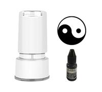 Self Inking Golf Ball Marking Tool - 5ml Reusable Marker, Effortless Fast Drying Waterproof Stamp, Small Lightweight Easy Carry, Quick Identification Printing Design | for Sports Father Golfer