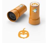 Self-Inking Heart Stamp for Teachers, Hand Stamps for Events and Classroom, Teacher Stamps for School, Greeting Cards, and Scrapbooks (Pumpkin)